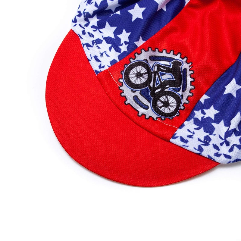 Weimostar Men Women Cycling Cap Helmet Liner Hat Outdoor MTB Sun Proof Anti-Sweat Breathable USA Red - Image 2